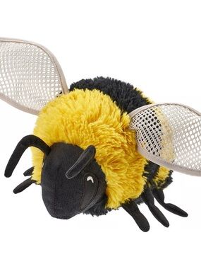 🐝BEE🐝 Plush Bumblebee Stuffed Animal Yellow & Black Bee Honey NWT